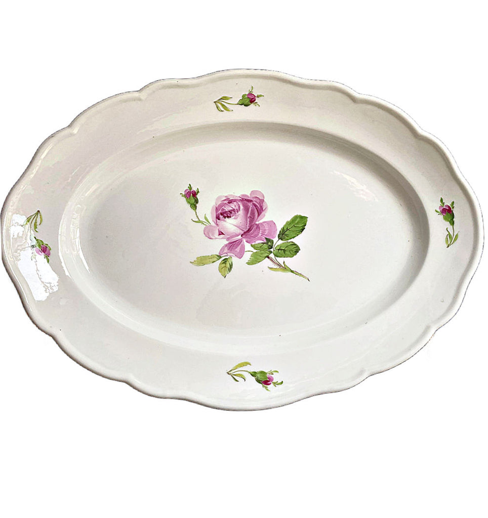 豊富なギフト Large-Antique-Meissen-Serving- 食器