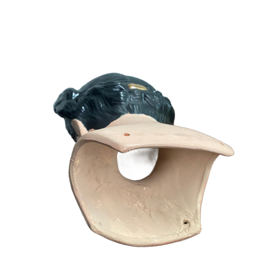 Vintage Large Doll Head Millinery Shop Display