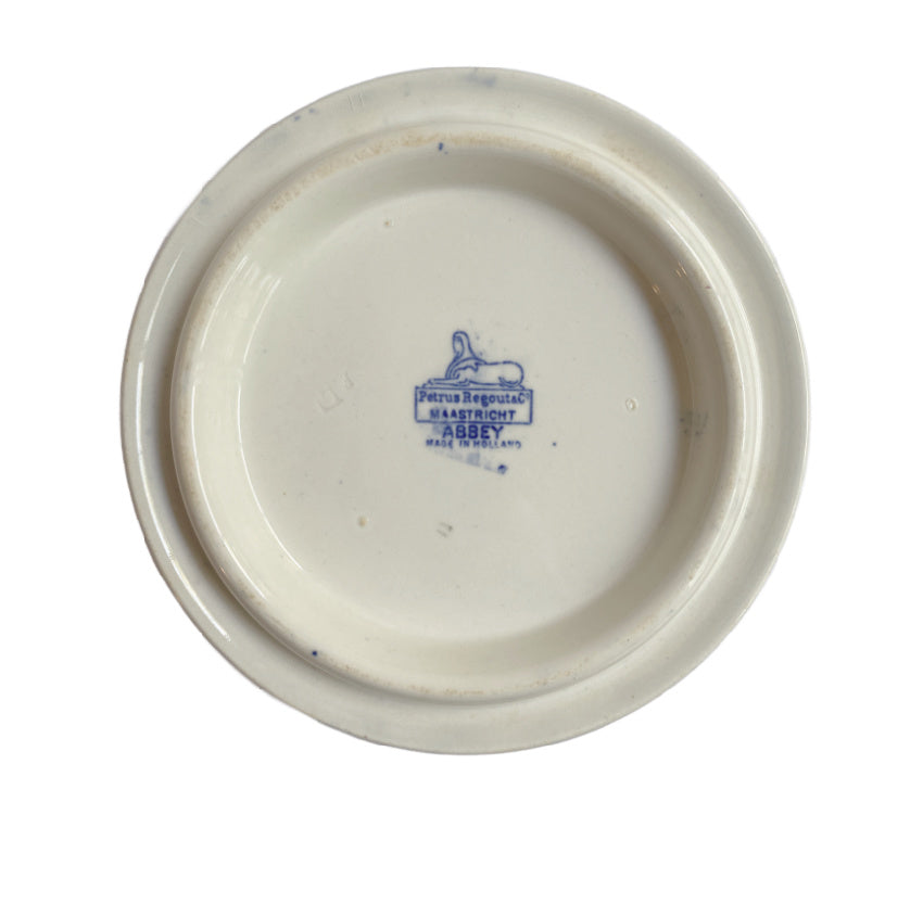 Late 19th Century Blue and White Transferware Tea Trivet