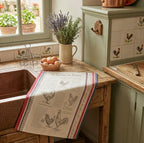 Le Journal des Poules French Country Kitchen Towel