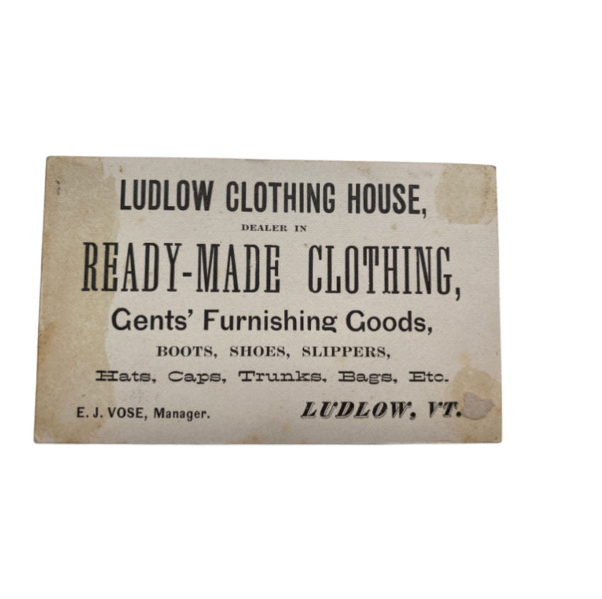 Antique Advertising Trade Card Cherub Shoe Cart