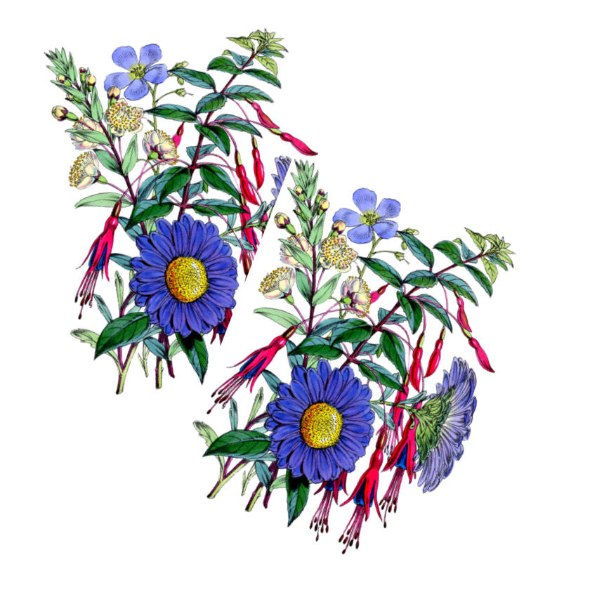 Luxurious Oversized French Botanical Gift Tags