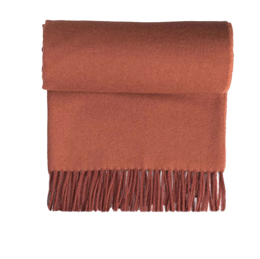 Luxury Quality Alpaca Throw Crimson