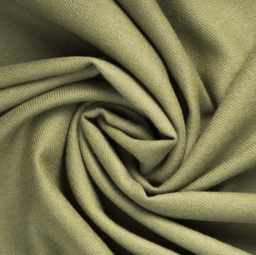 Luxury Quality Alpaca Throw Spring Leaf