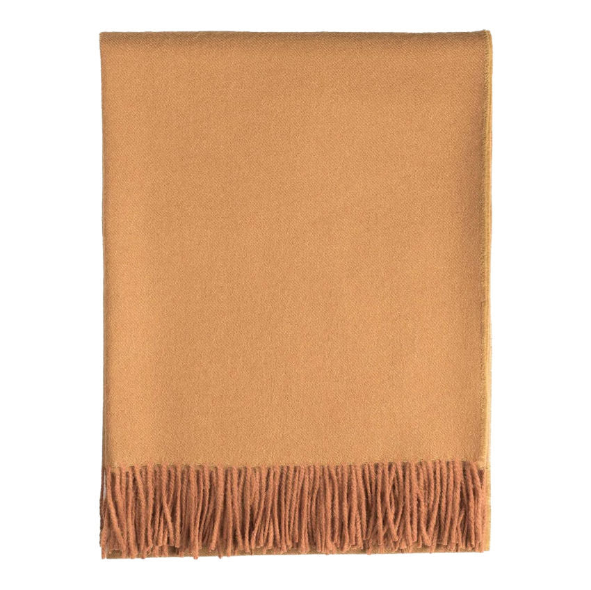 Luxury Quality Alpaca Throw Warm Ember