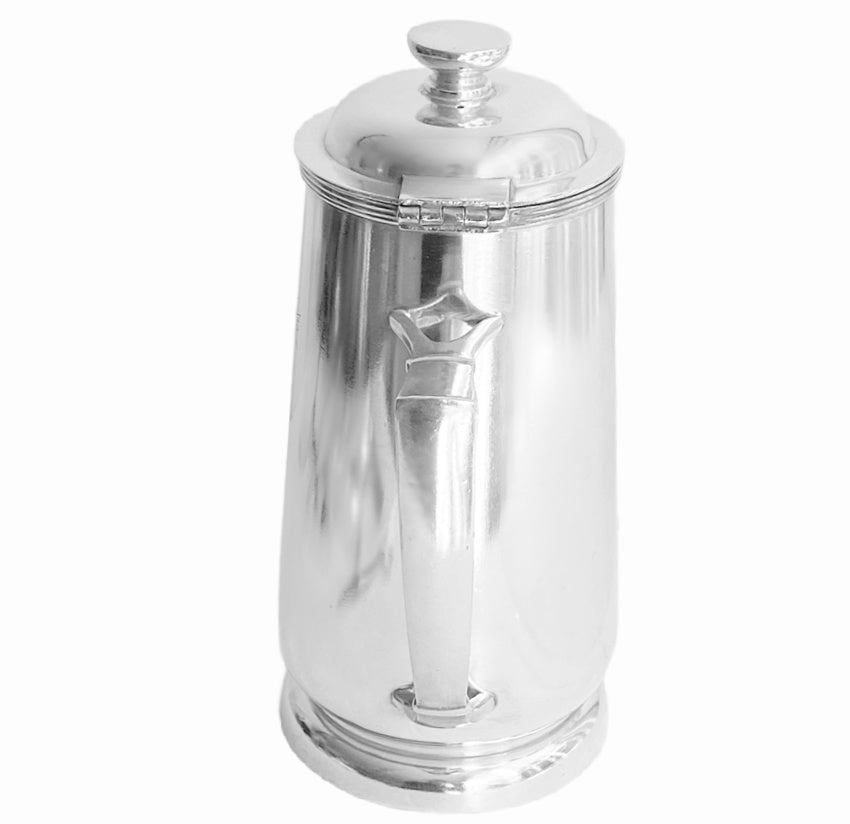 Large Vintage Beverly Hilton Hotel Silver Coffee Pot