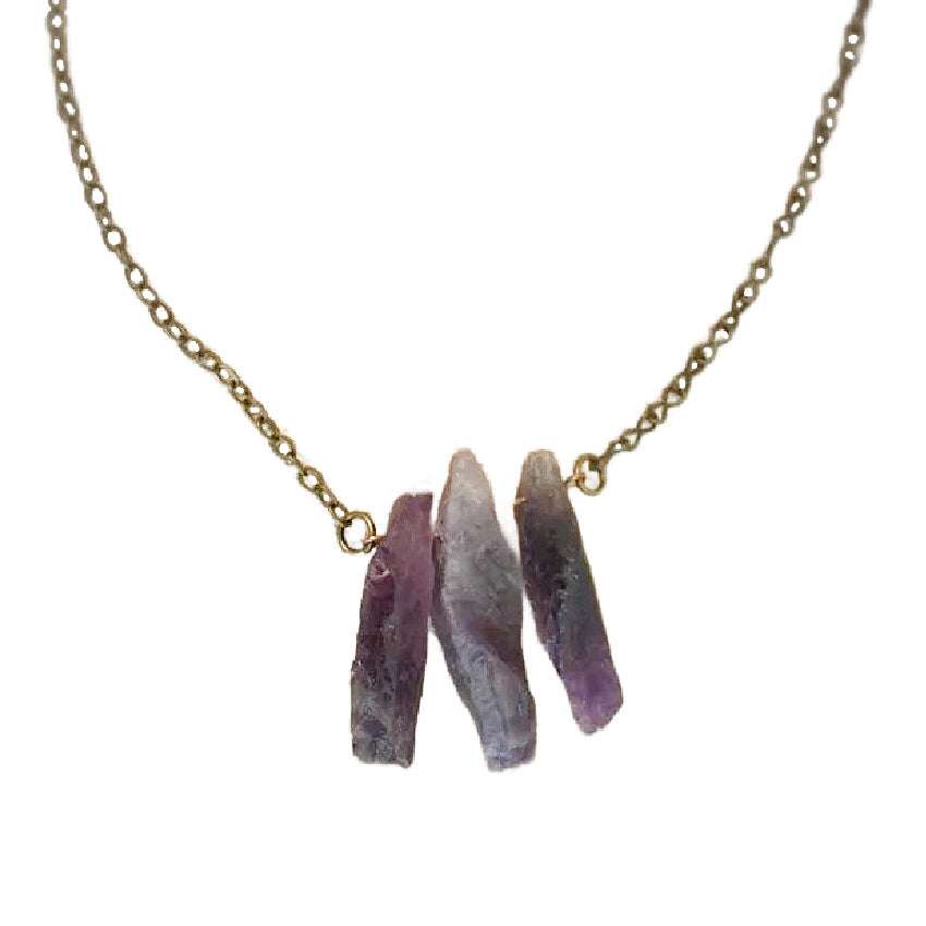 Natural Elements Amethyst Necklace