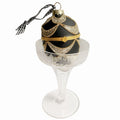 Noir Glass Secret Note Holiday Ornament