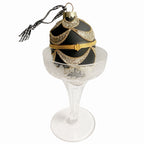 Noir Glass Secret Note Holiday Ornament