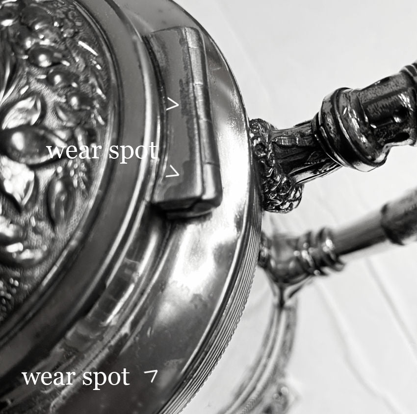 Pair of Antique Meriden Britannia Silver Plated Teapots