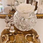 Pair of Silver Plated Flame Finials, Elegant Candelabra Accents