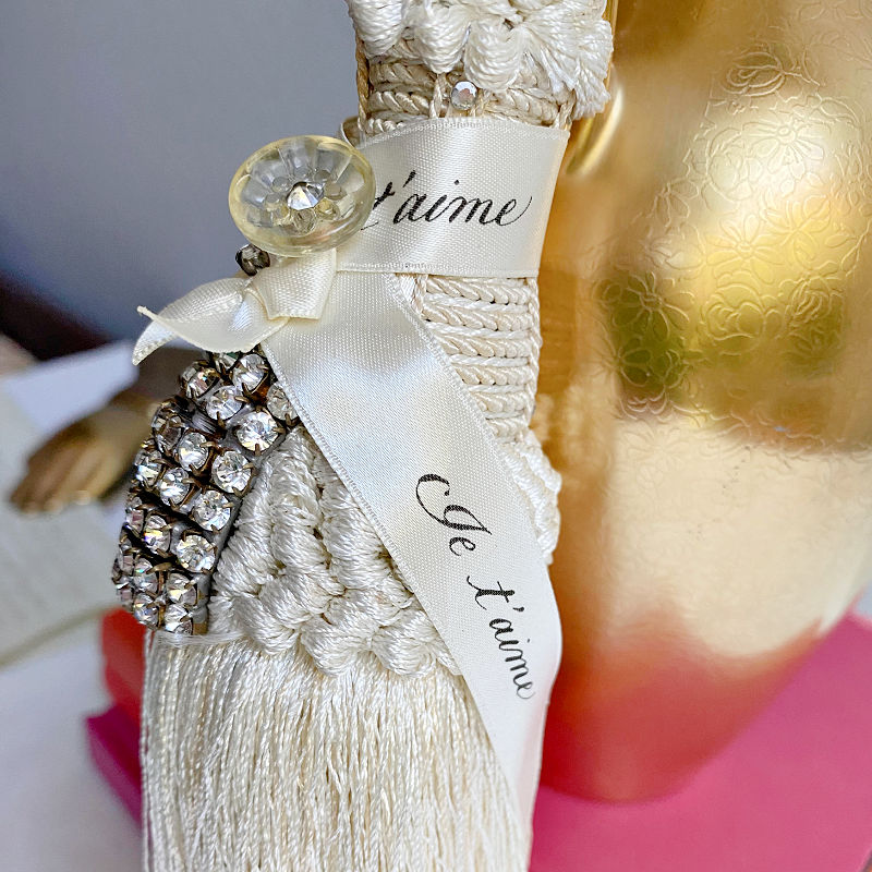 Parisian Atelier Chic Ivory Tassel