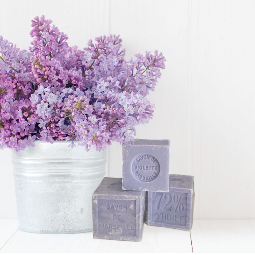 Petite Marseille Cube Soap - Violette Scent