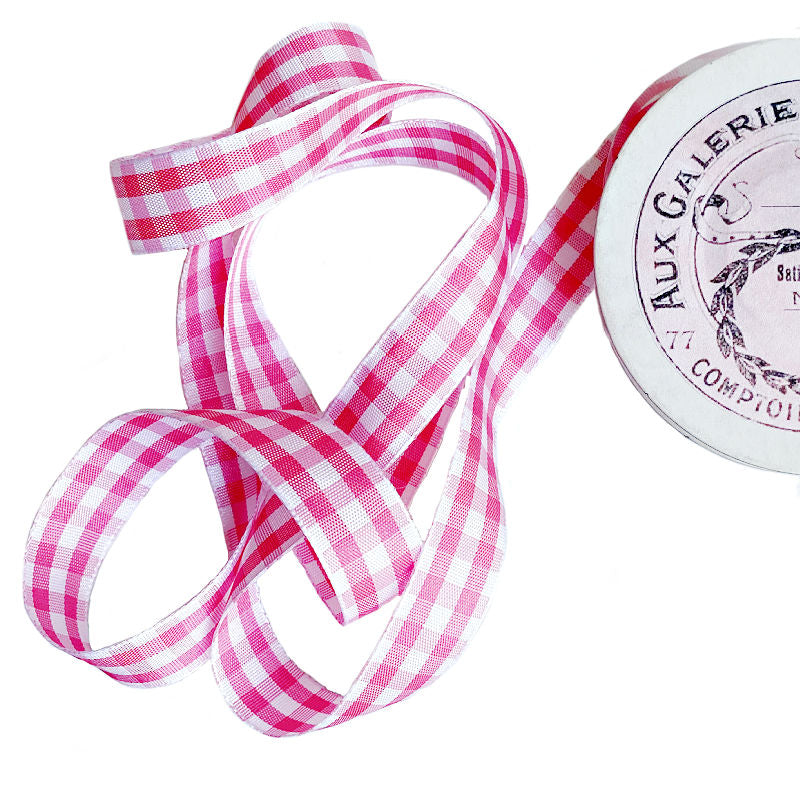 Rose et Blanc French Country Checks Ribbon