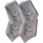Pumpkin Large Linen Napkins Set of 4