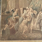 The  French marriage bed etching print