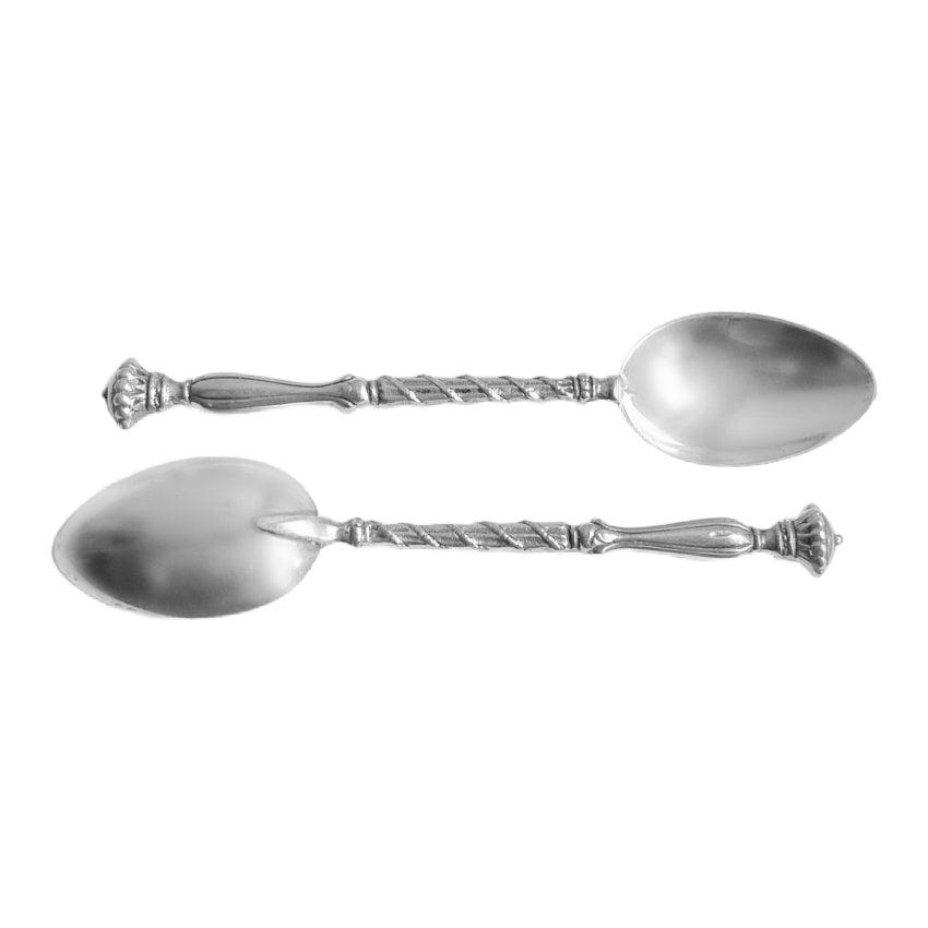 Dutch Silver Small Eggnog Spoons Set of 6,