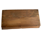 Rare Antique Country Ladies’ Long Work Box with Original Dividers