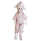 Discover a rare French bisque SFBJ Jumeau doll, marked and exquisitely detailed, perfect for collectors seeking timeless elegance and historic charm.