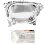 Silver plate sardine dish shell lid finial collectible English tableware marked