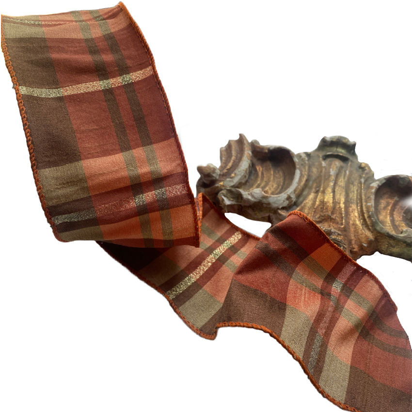 Ruban Châtaigne Doré Autumn Ribbon