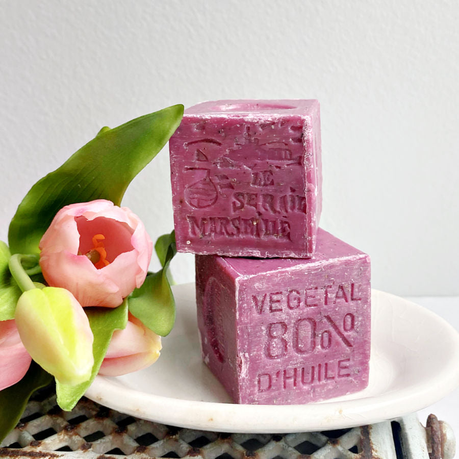 Authentic French vineyard soap cubes