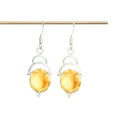 shop sterling earrings designer Luxury silver and citrine jewelry