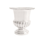 Sterling silver petite urn by Fischer Silver of America, perfect for displaying hors d’oeuvres picks with elegant luxury for entertaining or collecting.
