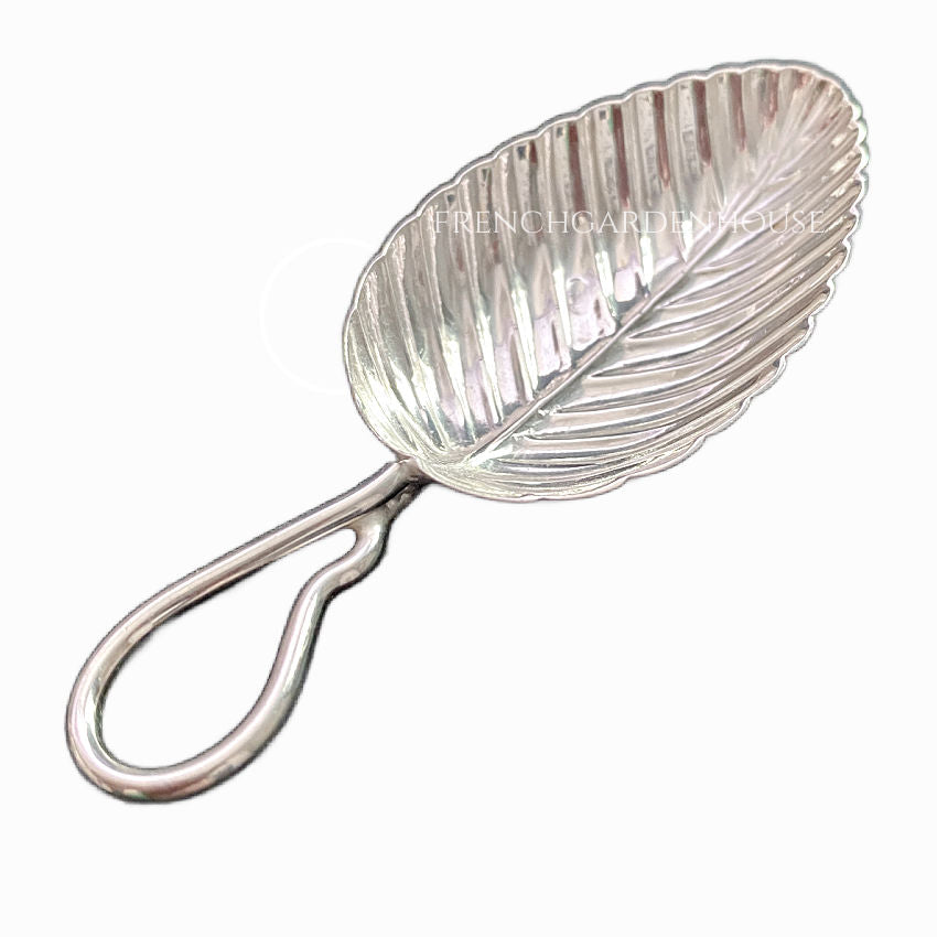 Sterling Silver Tea Caddy Spoon Reproduction of Georgian Spoon
