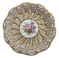 Stunning 19th Century Hand Painted Roses Gold Encrusted Copeland Dessert Plate III