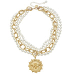 Queen Bee Multi-Strand Pearl Necklace
