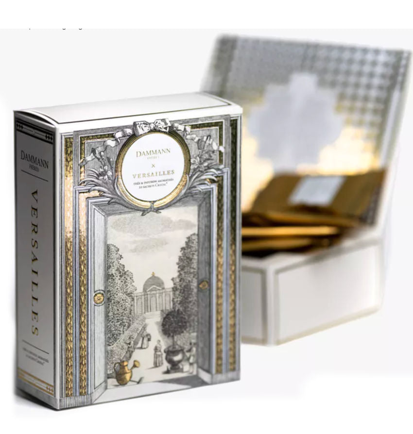 Versailles gift set Dammann Frères 20 flavored teas and herbal sachets