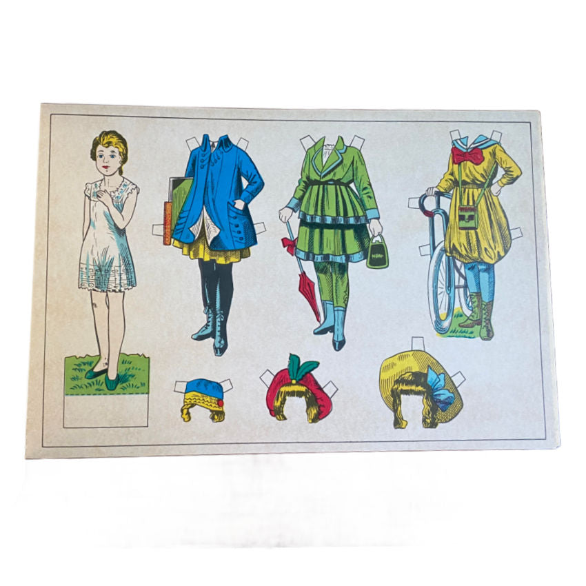 Vintage Paper Doll Book French Dolls and Costumes