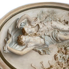 Vintage Alexander Backer decorative wall relief inspired by 19th century French painting Le Orage