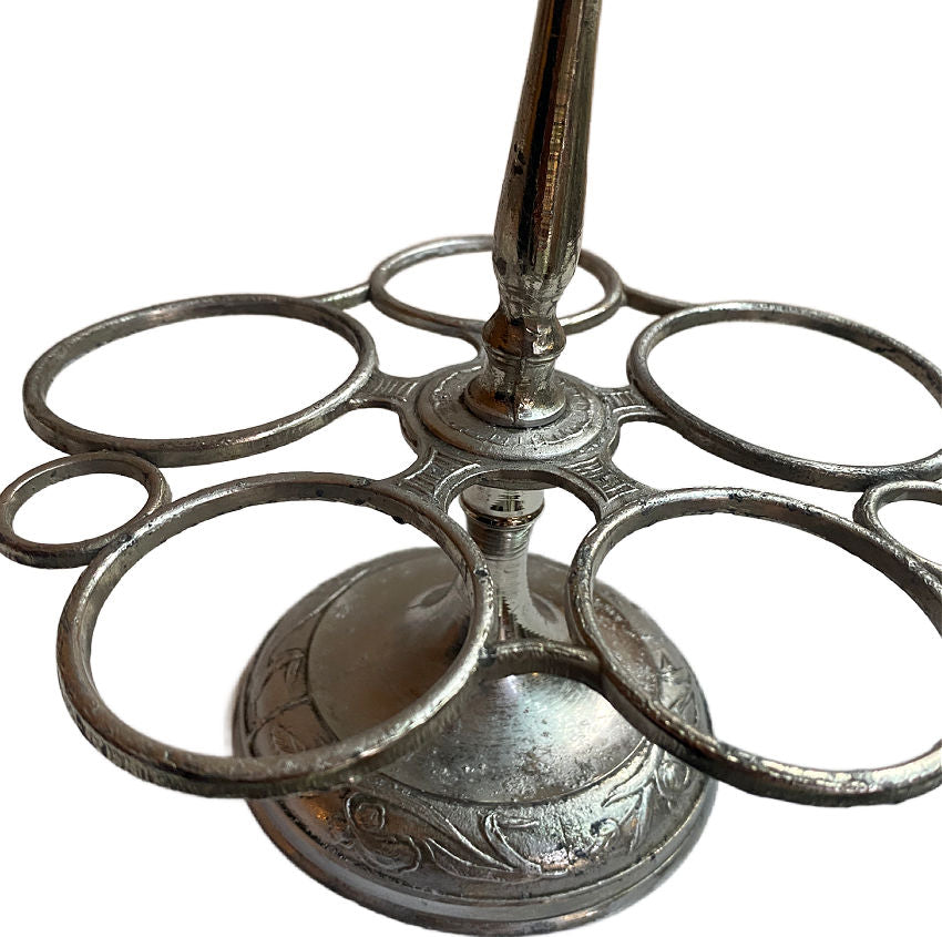 Vintage French 5 Piece Oil, Vinegar, Salt and Pepper Service