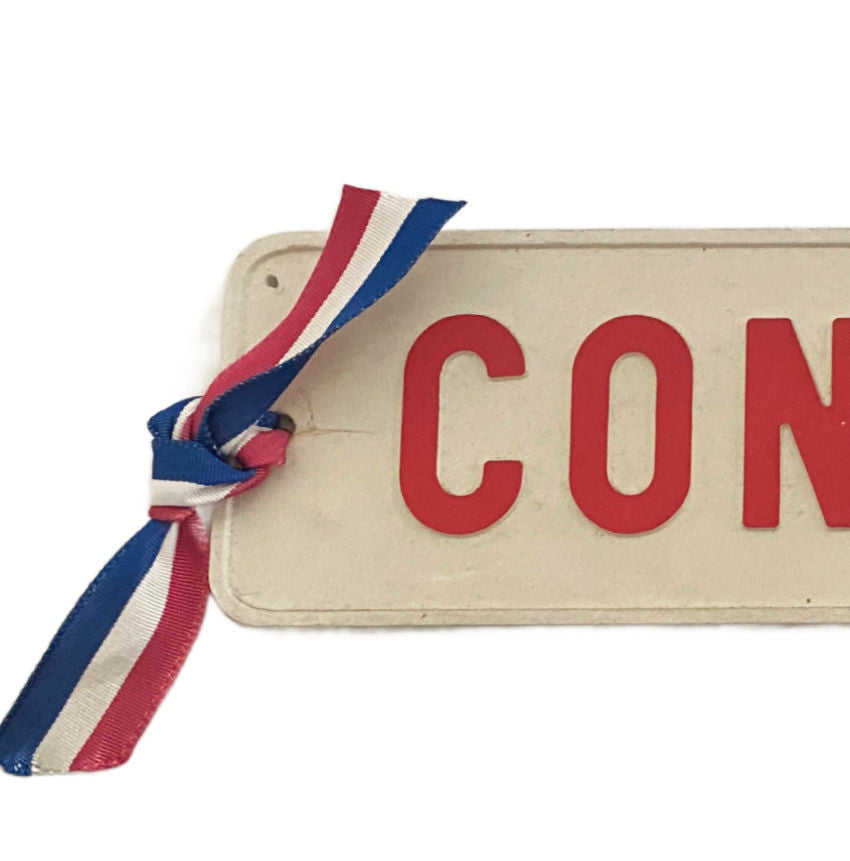 Vintage French Hotel Door Sign Concierge