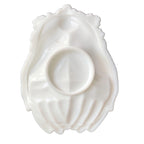 Westmoreland grape detail milk glass hands signed with hallmark