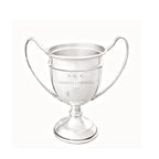 Vintage 1952 Pleasance & Harper silver-plated trophy cup engraved H.G.C. A small silver treasure.