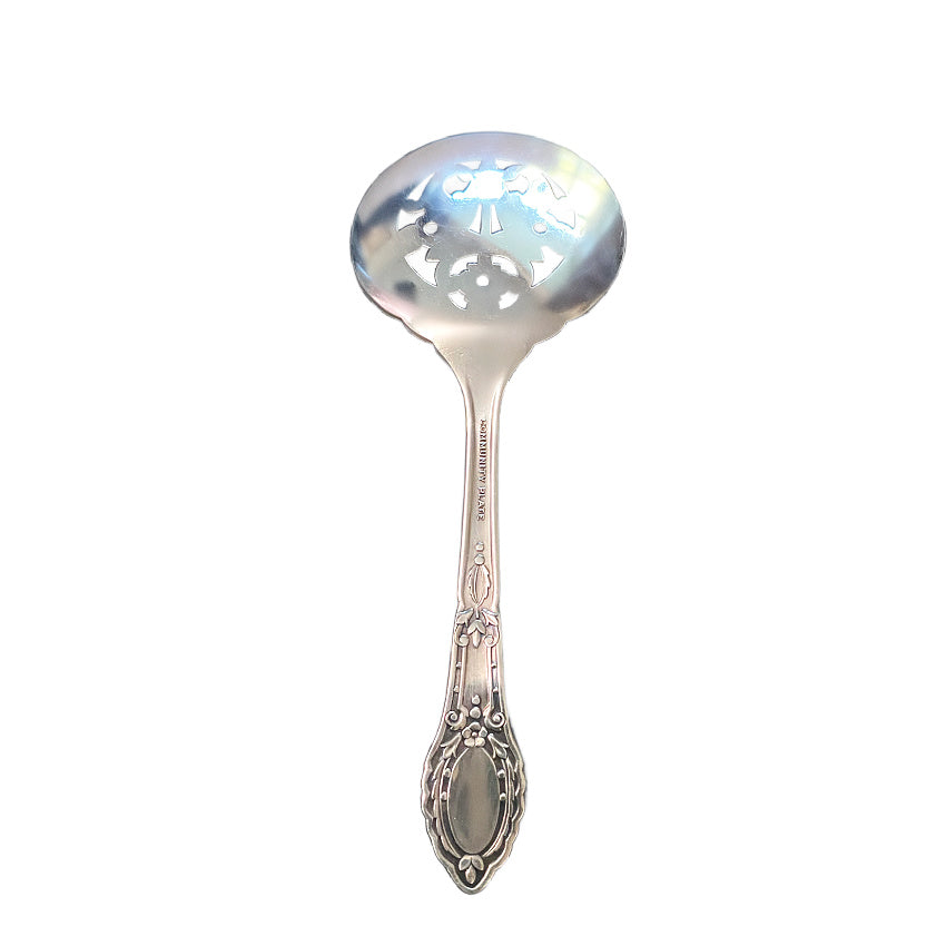 1930's Silver Plated Bon Bon Nut Spoon