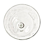 Vintage Cocktail Etched Floral Coupes Set of 6