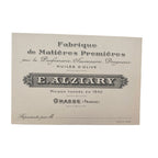 Antique French Perfume Distillery Company Advertisement Trade Card