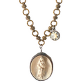 French Meerschaum Reliquary Ex Voto Pendant