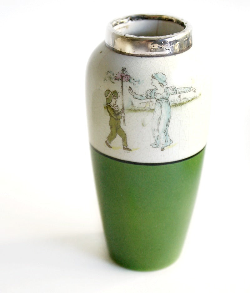 Antique English Kate Greenaway Vase