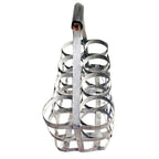 Rare Large Antique French Bottle Carrier - 8 Bottles