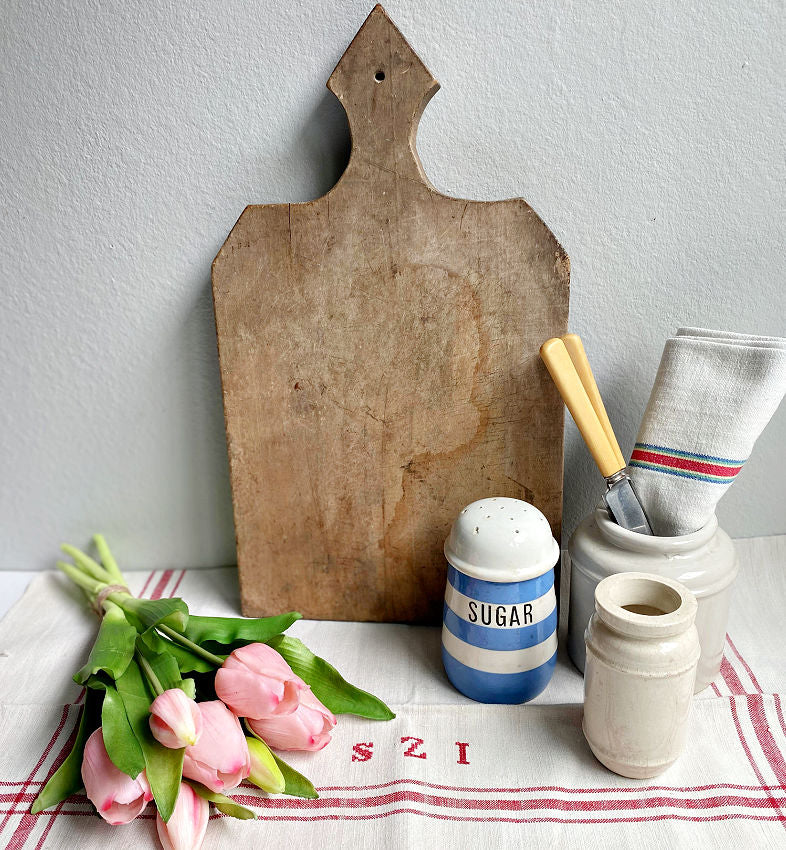 antique French chopping board hand made