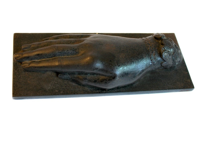 antique studio bronze hand object From France 1870’s