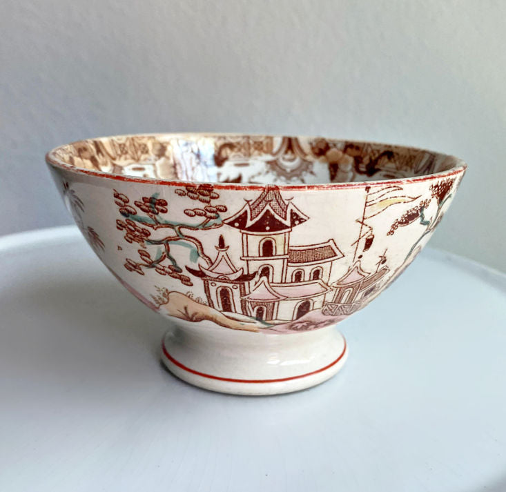 antique French cafe au lait bowl