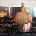 Antique Country  Large Hand Hammered Copper Sauce Pan