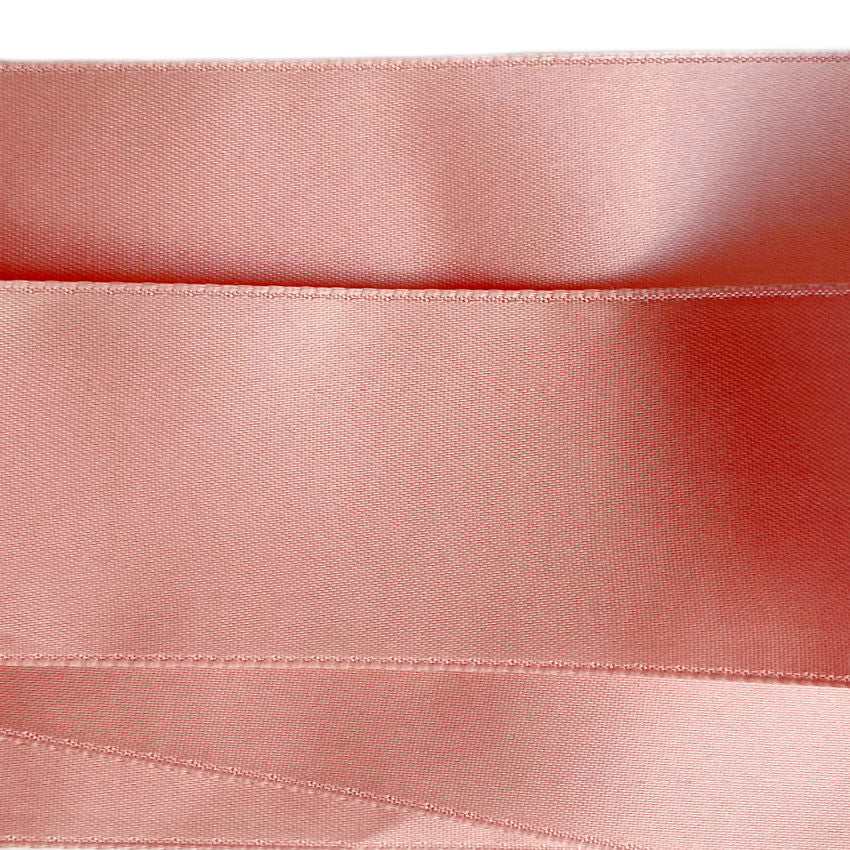 Vintage French Satin Faille Ribbon 1-1/2&quot; Old Rose