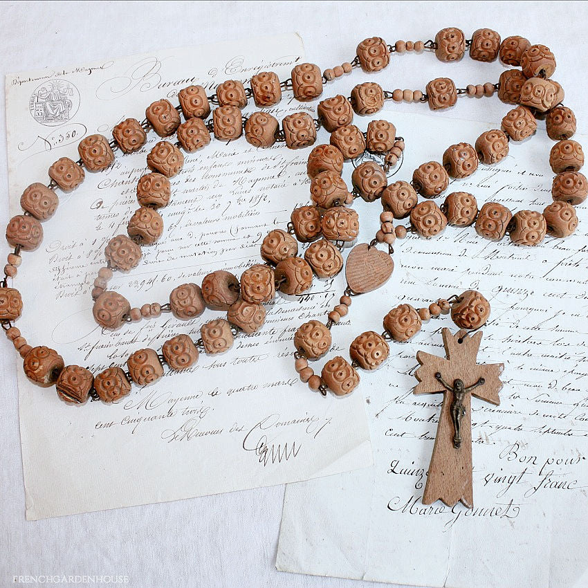 Antique French Nun&#39;s rosary